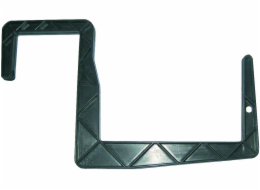 Držák truhlíku hranatý kratší 12 cm hnědý