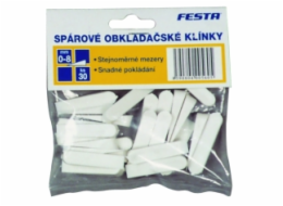 Klínky obkladové 0-8 mm/30 ks plast