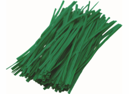 Drát ocelový 0,4x250mm 100ks poplastovaný zelený