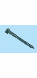 Vrut podstavcový 6-tihran 8x90 mm zn DIN 571 100ks