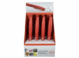 Popisovač permanentní lihový červený tenký 12 ks