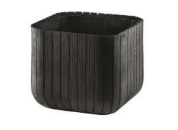 Květináč Cube Planter antracit 29,5x29,5 cm