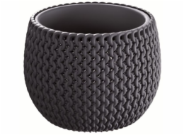 Květináč SPLOFY s vkladem 1,4 l/18 cm antracit