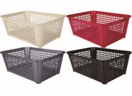 Košík Domino 36,4x25,8x14 cm plast
