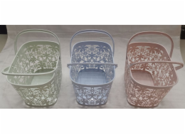 Košík s uchy 26x18,5x18 cm plast