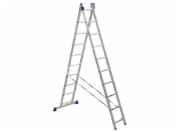 Žebřík výsuvný 2x10 příček (výška 2,65 m / 4,50 m)