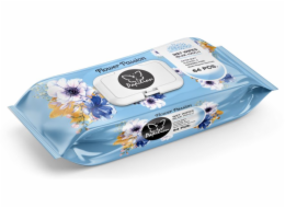 Utěrky vlhčené Papilion Flowers Blue 64 ks
