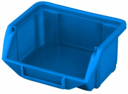 Bedna zkosená 110x90x50mm 0,4kg mini modrá
