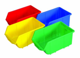 Bedna zkosená 220x350x165 mm velká žlutá