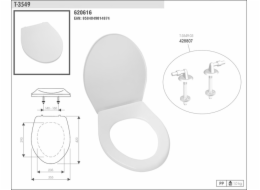 Sedátko&nbsp;WC&nbsp;T3549&nbsp;B