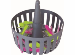Košík na kolíčky Click závěsný+kolíčky SOFT 20 ks