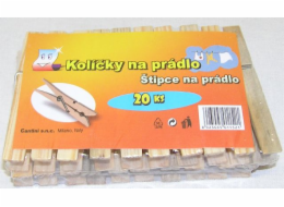 Kolíčky na prádlo 20 ks dřevo