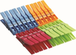 Kolíčky na prádlo 22 ks/80 mm plast