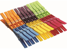 Kolíčky na prádlo 24 ks/80 mm plast Extra