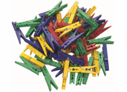 Kolíčky na prádlo 50 ks/72 mm plast