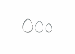 Vykrajovátka vajíčka sada 3 ks