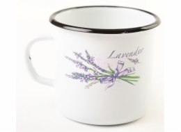 Hrnek 400 ml smalt levandule