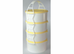 Jídlonosič kombi 3x1,3 l+1,7 l plast