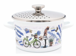 Hrnec PROVANCE smalt 20 cm/3,5 l s nerezovou poklicí