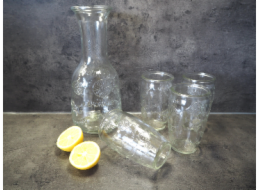 Karafa 1100 ml + 4 skleničky 300 ml