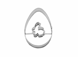 Vykrajovátko zajíček ve vajíčku 3,8x5,4 cm