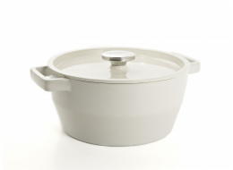 Kastrol 6,3 l litinový krémový