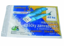 Sáček do mrazáku 40 ks č 3 30x40 cm