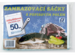 Sáček do mrazáku 50 ks 30x40 cm s popisem