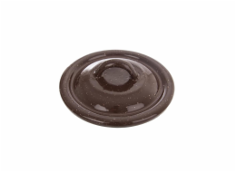 Poklice 12 cm BROWN smalt