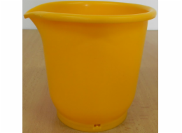 Mísa s výlevkou 2 l plast žlutá
