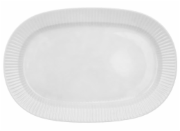 Talíř oválný VLNKA 37,5x25 cm porcelánový
