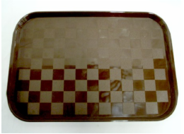 Podnos 496x350 mm stohovatelný plast-šachovnice
