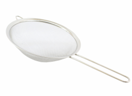 Cedník 12 cm s háčkem nerez DX-2