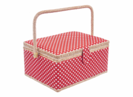 Box na šití 24/28,5x18/20x13 cm s přihrádkou