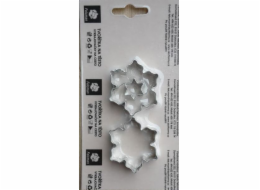 Vykrajovátka kytičky malé vroubkované 2 ks 4,4 cm