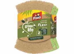 Houbička na nádobí 2 ks flexi Green life Fino recyklovaná