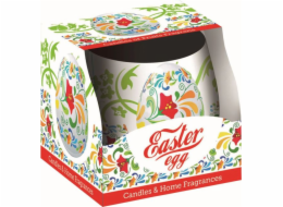 Svíčka vonná 100 g Easter egg ve skle