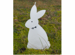Svíčka zajíc bílý, výška 20 cm