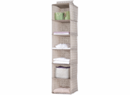 Organizér závěsný RIVOLI 6 polic 128x30x30 cm Compactor