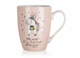 Hrnek UNICORN 340 ml růžový