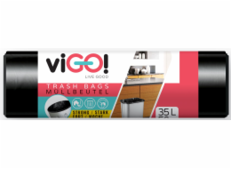 Pytel na odpadky 35 l/50 ks černé Vigo