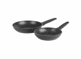 Russell Hobbs RH00490MOB 20&24CM MARBLE FRYPAN - BLACK