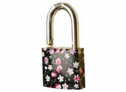 Zámek visací 40 mm dekor Tokoz Cherry (3 klíče)