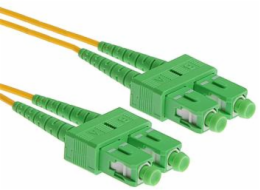 Patch kabel optický duplex SC/APC-SC/APC 09/125 7m SM Patch kabel optický duplex SC/APC-SC/APC 09/125 7m SM