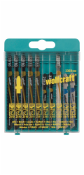 Wolfcraft sada 10ti pilek Bosch/plast/ 2358000