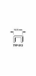 Wolfcraft široké sponky do sponkovačky výška 6 mm 2000 ks 7056000