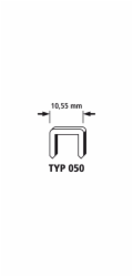 Wolfcraft široké sponky, 2000 ks, Typ50 6mm 7010000