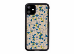 Pouzdro MAN&WOOD SmartPhone iPhone 11 modrý trojúhelník černý