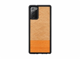 MAN&WOOD case for Galaxy Note 20 herringbone arancia black