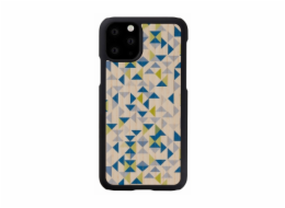 Pouzdro MAN&WOOD SmartPhone iPhone 11 Pro modrý trojúhelník černý